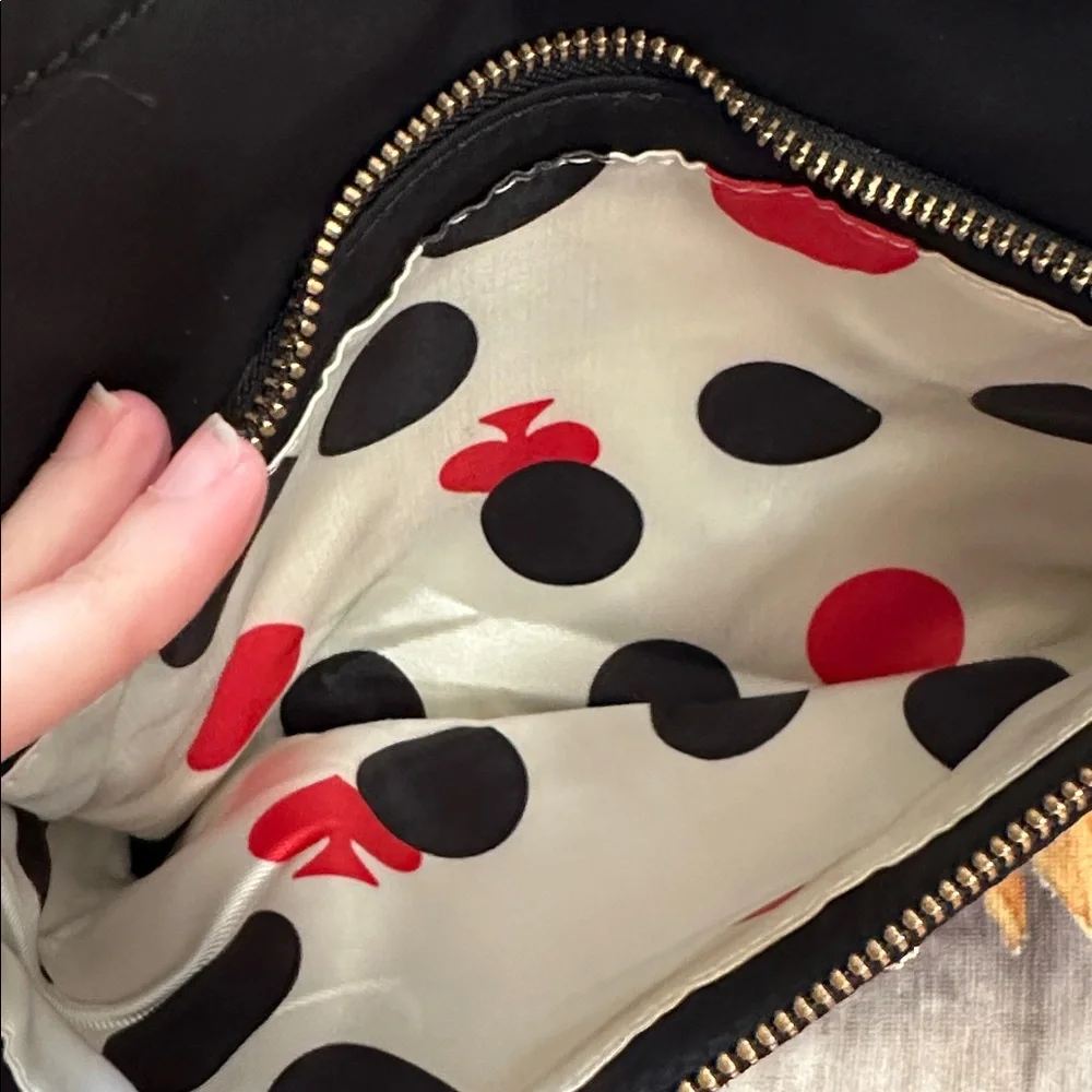 Pre loved Kate Spade Nylon Black Crossbody Bag. - Picture 4 of 8